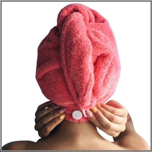 Generic Serviette Microfibre Douce Cheveux à prix pas cher