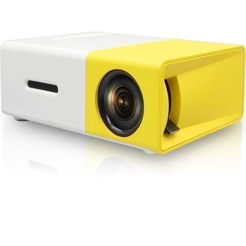 Mini Projecteur LCD Portable-Lecteur multimédia-Jaune et Blanc -  Vidéoprojecteur - Achat & prix