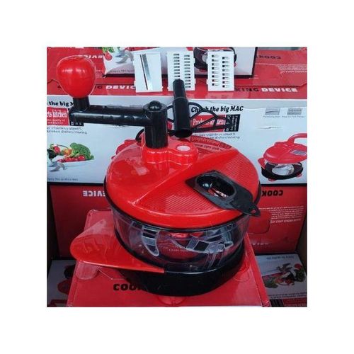 product_image_name-Generic-Hachoir Manuel Multifonction avec Manivelle – Lames en Acier Inoxydable & Accessoires de Cuisine-3