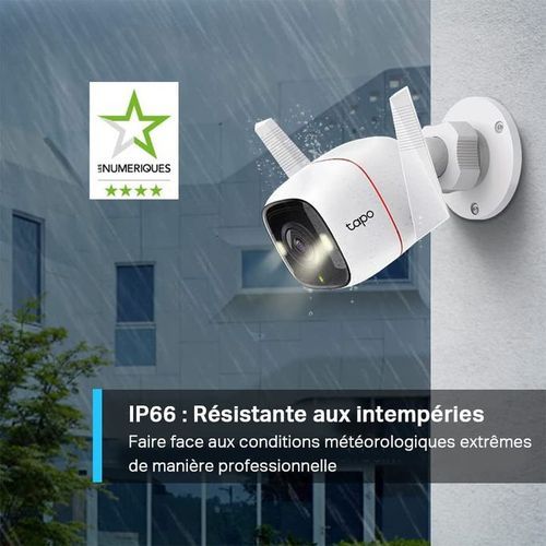 TP-Link Caméra de Surveillance WiFi Couleur en Nuit Audio Tapo C320WS  Outdoor ip 2K sans Fil 4MP COLOR QHD à prix pas cher