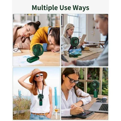 product_image_name-Generic-Ventilateur LED Compact USB – 3000 mAh Rechargeable, Pliable et Silencieux, 5 Vitesses Réglables – Idéal pour le Bureau, la Maison et les Voyages-7