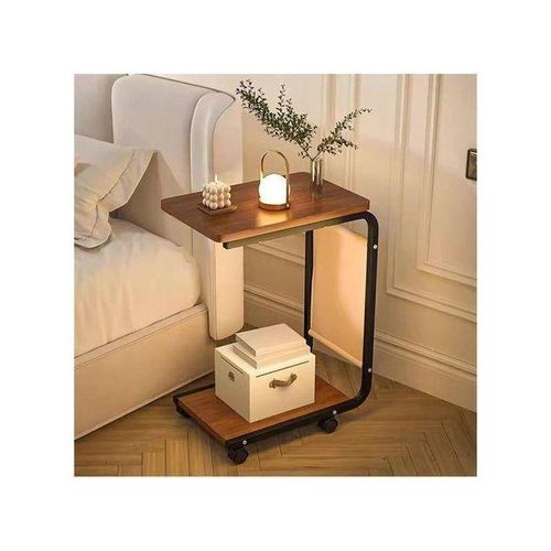 Generic Table basse mobile pour salon, table d'appoint de chevet, table d'angle compacte