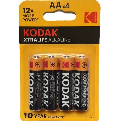 Lot de 60 piles alcalines AA Kodak de qualité supérieure - Pour plus de  puissance