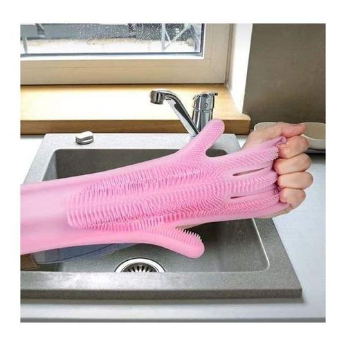 product_image_name-Generic-Gants de Nettoyage Multifonctions en Silicone avec Brosses Intégrées-5