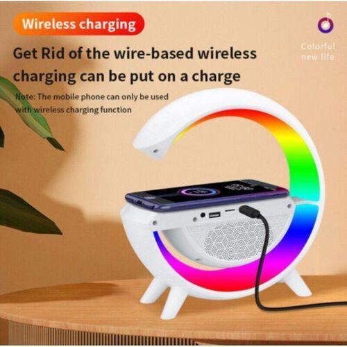 product_image_name-Generic-مصباح بأجواء مع مكبر صوت بلوتوث وشاحن لاسلكي-2