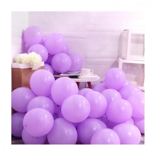 Generic 50 ballons mauve/violet pastel pour décoration anniversaire et les  fêtes 31 CM à prix pas cher