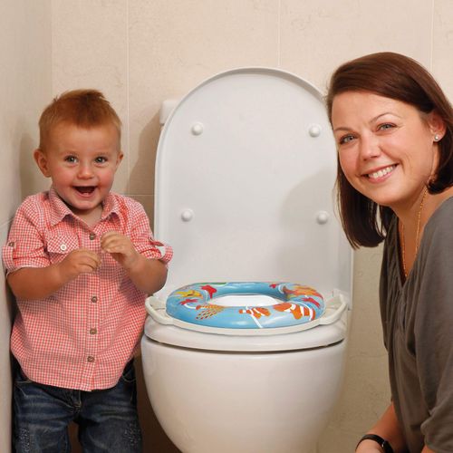 Réducteur de toilette enfant - Rose pas cher 