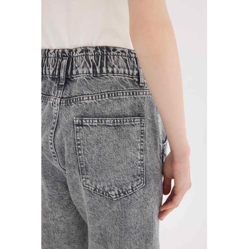 product_image_name-Defacto-Pantalon Jean paperbag taille haute à jambes larges-3