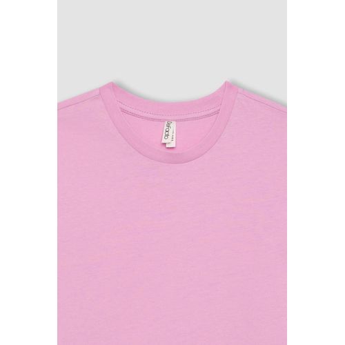 product_image_name-Defacto-تيشيرت بيزك بناتي نص كم قصة عادية-2