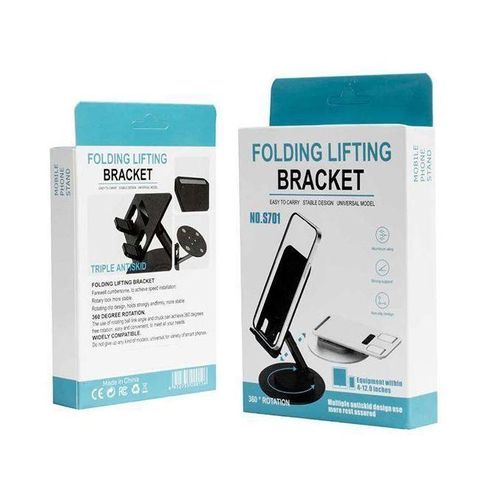 product_image_name-Generic-Support de téléphone portable de bureau pliable Rotatif À 360° En aluminium-2