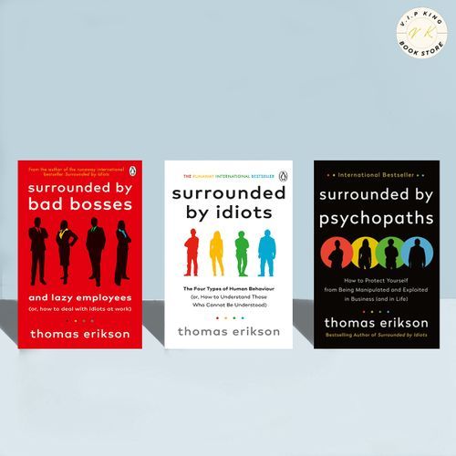 Generic 3Book Surrounded By idiots-psychopaths-Bad Bosses By