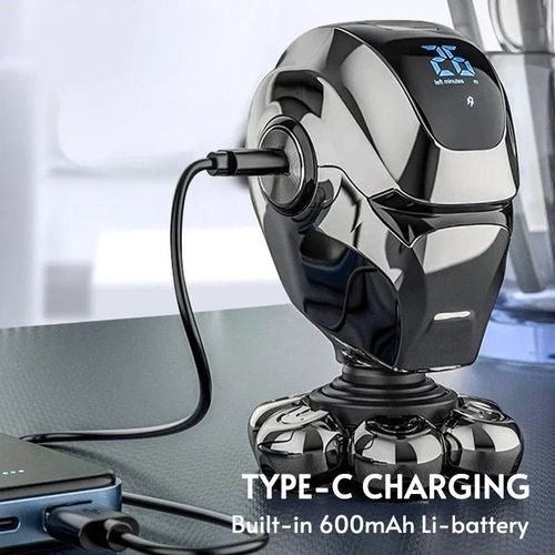 product_image_name-Generic-5-en-1 rasoir électrique Rechargeable 7D lame flottante tête pour hommes, tête cheuveux barbe nez oreille-6