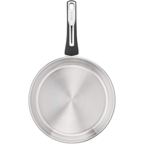 product_image_name-Tefal-Poêle en acier Inoxydable 28 cm Base épaisse pour une diffusion de chaleur homogène Poignée robuste Induction compatible avec tous feux-3
