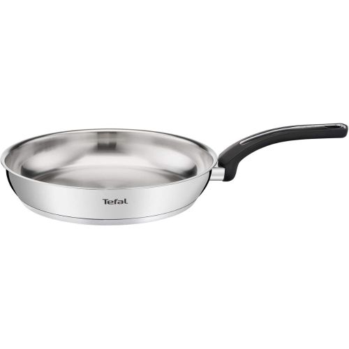 product_image_name-Tefal-Poêle en acier Inoxydable 28 cm Base épaisse pour une diffusion de chaleur homogène Poignée robuste Induction compatible avec tous feux-4