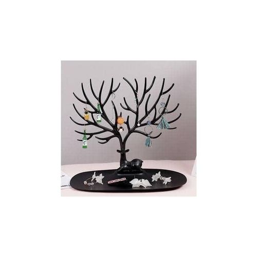 product_image_name-Generic-حامل مجوهرات على شكل غزال، أقراط، قلائد، خواتم، صينية عرض المجوهرات، حوامل تخزين الشجرة، حامل منظم، ديكور مكياج-2