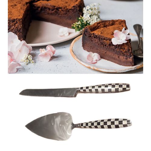 Generic Couteau à gâteau et spatule pour gâteaux tarte et pâtisserie à prix  pas cher