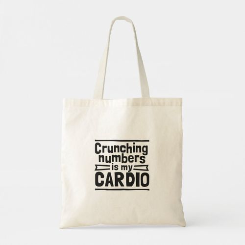 product_image_name-Generic-Tote bag crunching numbers is my cardio Unique, haute qualité-2