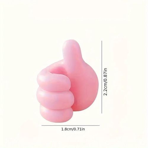 product_image_name-Generic-مجموعة من مشابك لاصقة على شكل يد كرتونية، منظم كابلات الشاحن من السيليكون-4