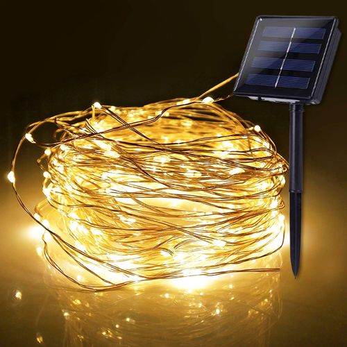 Generic Guirlande lumineuse solaire portable alimentée par l