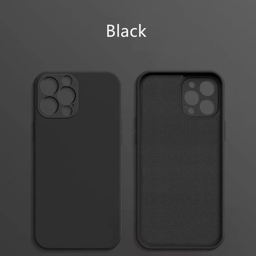 product_image_name-Generic-Pochette silicone pour iphone 12 pro max Housse Bord Fort,Cover,Dane noir-1