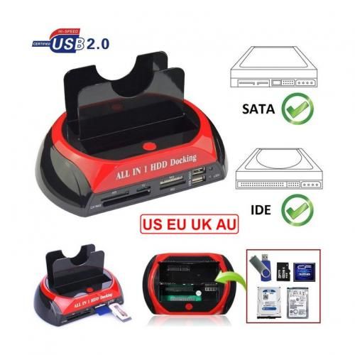 Generic Sata Station d'accueil DOCKING disque dur 3.5 / 2.5 SATA / IDE -  USB2.0 / 3.0 à prix pas cher