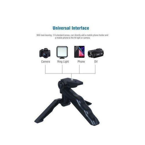 product_image_name-Generic-Kit de vlogging pour smartphone avec trépied, support de téléphone, mini microphone, lumière LED de remplissage, démarreur pour TikTok, diffusion en direct, vidéo, YouTube-4