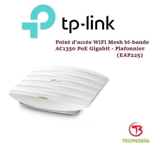 product_image_name-TP-Link-Point d'accès WiFi Mesh bi-bande AC1350 PoE Gigabit - Plafonnier (EAP225)-1