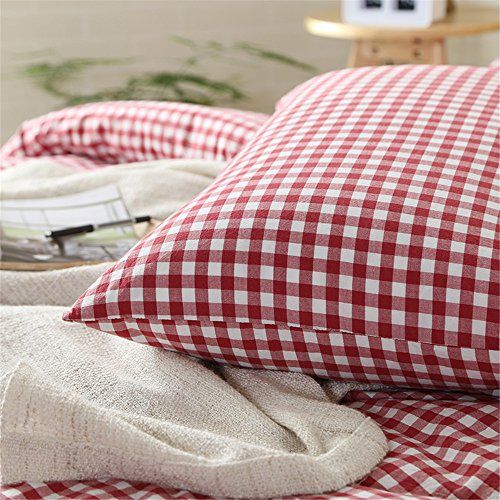 Taie d'Oreiller 100% Coton, Linge de lit pas cher