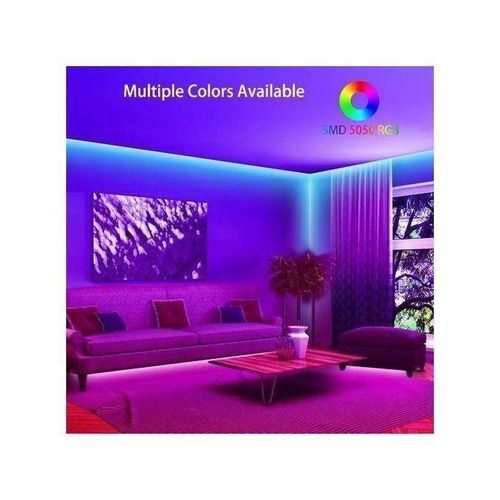 product_image_name-Generic-Led Strip Ruban LED Etanche 5M RGB Multicolor AVEC Télécommande sans fil-2