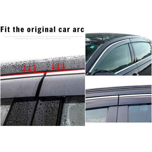 product_image_name-Generic-Déflecteurs d'air noirs chromés pour Dacia Logan II sur mesure (4 pièces) - Installation adhésive 3M-2