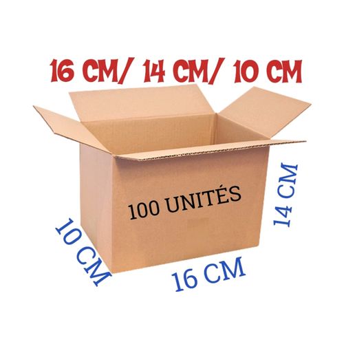 product_image_name-Generic-100 pièces Cartone  d'emballage 16CM 14CM 10CM-1