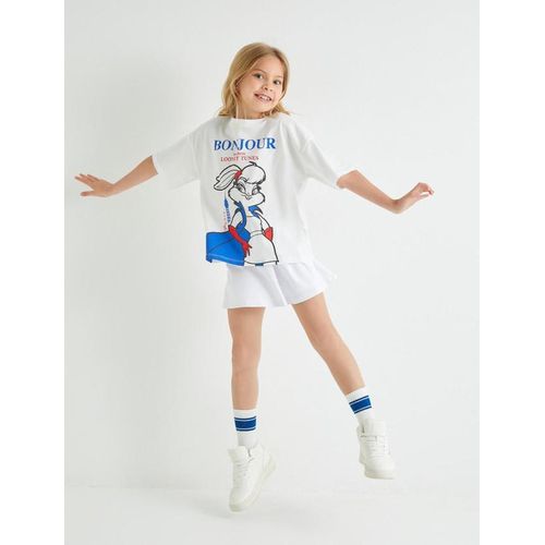 product_image_name-Koton-T-Shirt Blanc Pour Fille-1