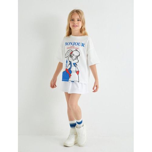product_image_name-Koton-T-Shirt Blanc Pour Fille-2