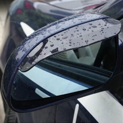 2PCS voiture rétroviseur pare-pluie garde, fibre de carbone voiture côté  miroir pluie sourcils, étanche auto miroir pare-pluie pour voitures,  camions