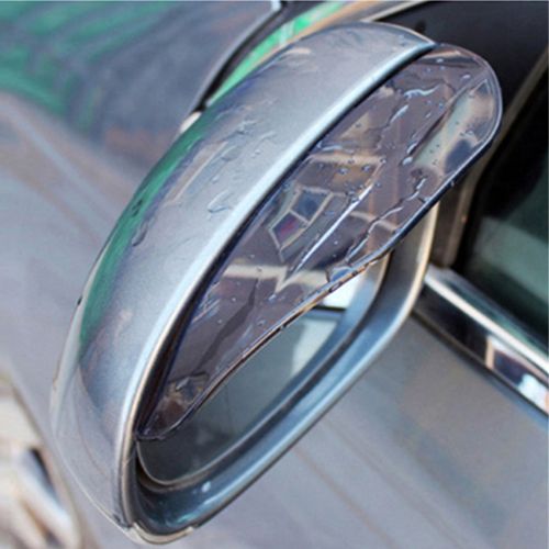  ihreesy Miroir Latéral Sourcils de Pluie pour Voiture, 2 Pièces  Voiture Rétroviseur Sourcil de Pluie Housses Anti-Pluie Rétroviseur Latéral  Pluie Sourcil Rétroviseur Couverture Accessoires,Noir