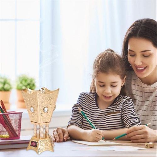 product_image_name-Generic-Offfre Encensoir électrique style diamant doré avec interrupteur-2