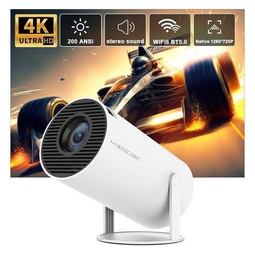 product_image_name-Generic-Projecteur Magcubique 4K Android 11, Wifi 6, 8000 LUMENS, 1080P, 1280*720P, Home Cinéma-1
