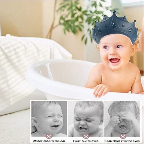 Bonnet de Douche Bébé, Bonnet de Bain Réglable Visière, Chapeau Protégez, Visière  Bain Bébé, Protégez Yeux et Oreilles des Enfants