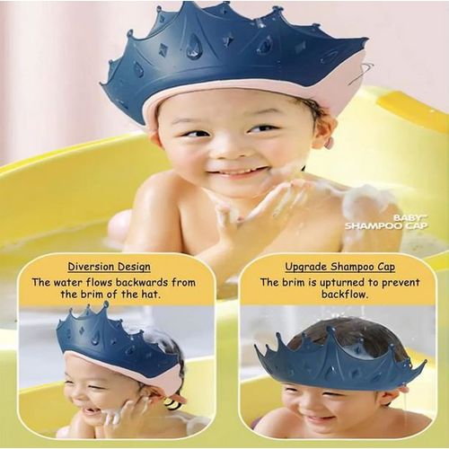 Generic Chapeau Douche Bébé, Visiere , Réglable Bonnets de Bain Protégez  les Yeux et Oreilles à prix pas cher