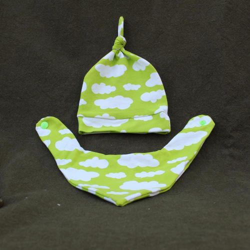 product_image_name-Generic-Lot de Bavoir et Bonnet en cotton-1