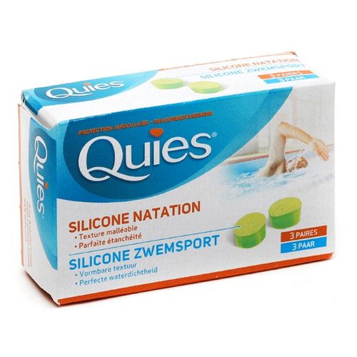 Quies Bouchon D'Oreille En Silicone 3 Paires