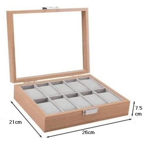 product_image_name-Generic-Luxeux Coffret à Montre Bijoux en Bois : Rangez vos Montre Bijoux avec Style-8