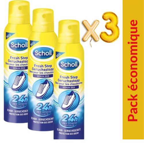 Spray anti odeurs pour chaussures Scholl - 150ml