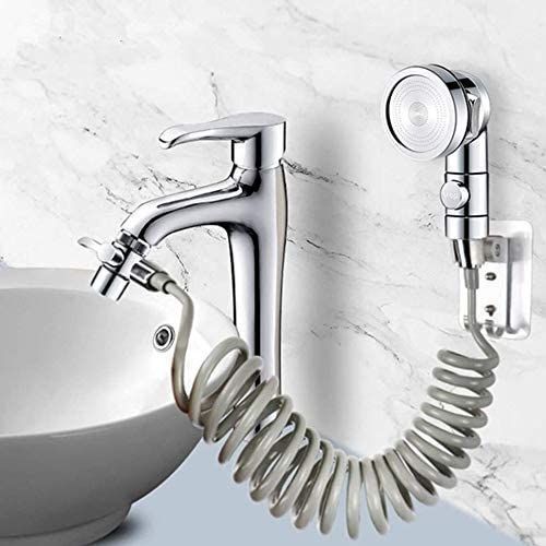 Generic Ensemble Pommeau Douche pour Lavabo, Douchette de Salle de Bain,  Tuyau Télescopique, à prix pas cher