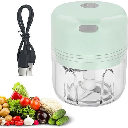 product_image_name-Generic-Hachoir Électrique Portable Rechargeable – Mini Mixeur Compact Cuisine Multifonction-1
