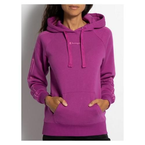 product_image_name-Champion-Sweat-Shirt À Capuche Femme  Avec Finition Bande Logo 114716-VS075-3