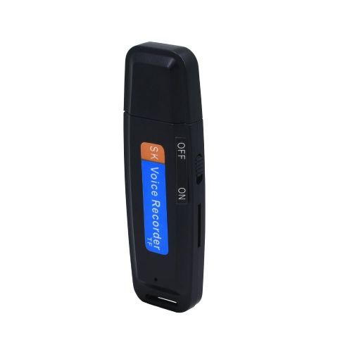 Generic Clé USB Enregistreur Vocal Numérique, TF Carte Digital WAV Audio  Voice Recorder à prix pas cher