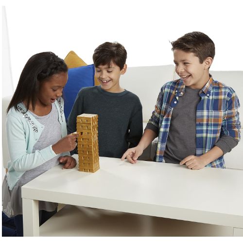 Generic Hasbro Gaming Jenga Gold, 54 Gold Bar, Jeu Éducatif pour Adultes et  Enfants à prix pas cher