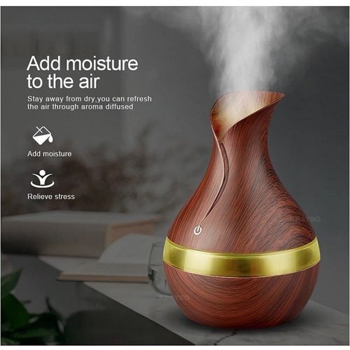 Acheter Diffuseur électrique d'aromathérapie 250ml LED, humidificateur d'air  intelligent USB (Noir)