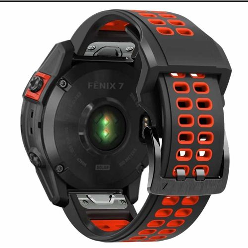 NotoCity Bracelet pour Garmin Fenix 5X/Fenix 3 Bandes 26mm Bracelet de  Montre en Silicone Remplacement pour Fenix 5X Plus/Fenix 6X/Fenix 6X Pro/2